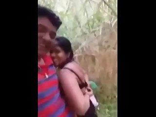 Married couple open air romance on date porn scandal